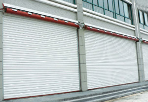 防風電動卷簾門(大型工業防風門,網花防護窗,防盜網花,大型車間廠房專用門,河北防護窗,河北拉閘門)--任丘市順興門窗廠